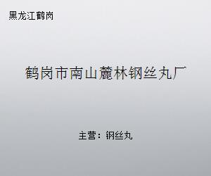鹤岗市南山麓林钢丝丸厂 金属丝绳制造的匠心典范